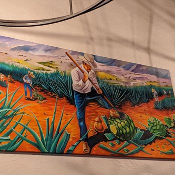 La Finka - Farmers harvesting agave artwork - Momma was really curious about this! - Mexican Near Me - Huntsville, Alabama La Finka - Farmers harvesting agave artwork - Momma was really curious about this! - Mexican Near Me - Huntsville, Alabama