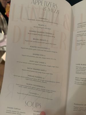 Menu photo 1 Lamezze El Paso, TX
