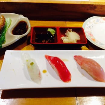 Chobop - Miso salmon collars with top sushi of day sampler. - Sushi Bars Near Me - Costa Mesa, California Chobop - Miso salmon collars with top sushi of day sampler. - Sushi Bars Near Me - Costa Mesa, California