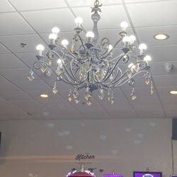 Two Partners Family Restaurant - Indoor gorgeous chandelier