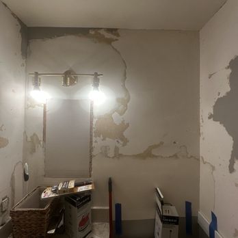 Painting Master OC - Powder room before we called Vlad - Painters Near Me Painting Master OC - Powder room before we called Vlad - Painters Near Me