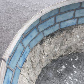 Gardner Outdoor and Pool Remodeling - Totally raw and unfinished cut. They wanted me to sign off on this... owner of company said this is "how it is supposed to be..." - Pool & Hot Tub Service Near Me - El Cajon, California