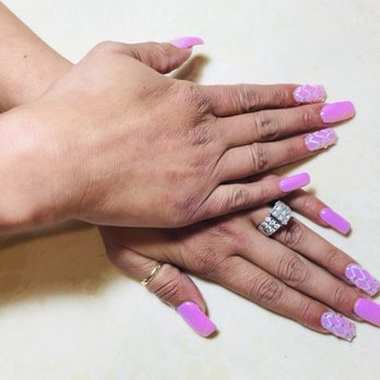 Nail Garden - My big customer comes today get her head-to-toe services. New set with gel color and design - Nail Salons Near Me - Thorndale, Pennsylvania