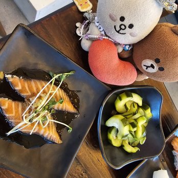 Sumo AYCE Sushi - Salmon carpacio and Cucumber Salad - Japanese Near Me - Honolulu, Hawaii