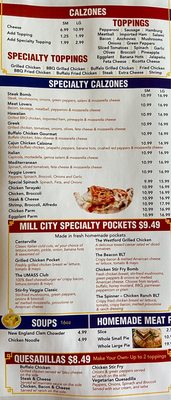 Menu photo 3 Mill City Pizzeria Lowell, MA Menu photo 3 Mill City Pizzeria Lowell, MA