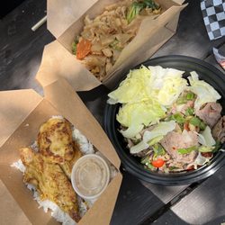 Pad see ewe, Chicken Satay, Thai Steak