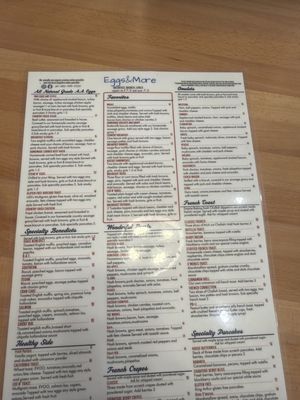 Menu photo 3 Eggs & More Fort Worth, TX