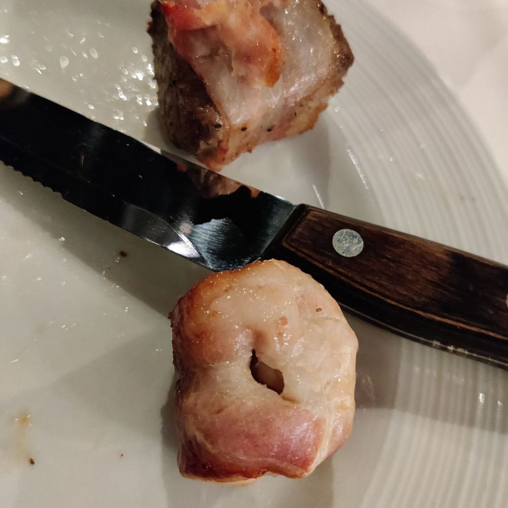 Bitelo Brazilian Steakhouse - Bacon Wrapped Chicken and Filet Mignon - Steakhouses Near Me - Cedar Park, Texas