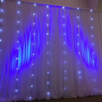 Eliana Events - Pipe & drape backdrop, I provided the string lights & borrowed uplights from a friend. We took pictures with our guests here - Party Equipment Rentals Near Me Eliana Events - Pipe & drape backdrop, I provided the string lights & borrowed uplights from a friend. We took pictures with our guests here - Party Equipment Rentals Near Me
