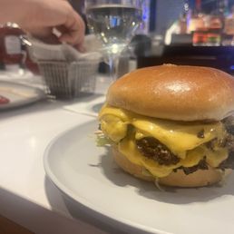 smashed "our burger" with EXTRA government cheese smashed "our burger" with EXTRA government cheese