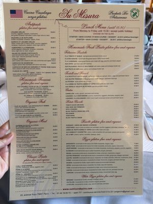Menu photo 1 Su Misura Paris, 75 Menu photo 1 Su Misura Paris, 75