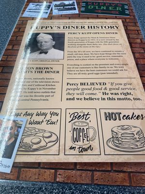 Menu photo 1 Kuppy's Diner Middletown, PA
