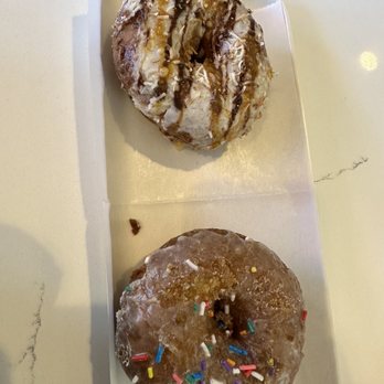 Public Espresso + Coffee - Vanilla Birthday Cake Donut Samoa Donut - Coffee & Tea Near Me - Buffalo, New York Public Espresso + Coffee - Vanilla Birthday Cake Donut Samoa Donut - Coffee & Tea Near Me - Buffalo, New York