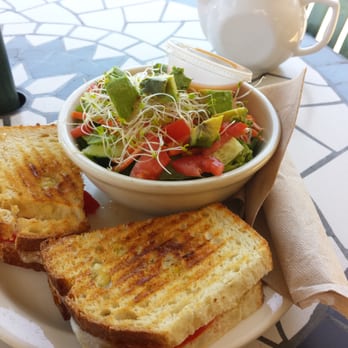 South Side Coffee - Veggie side salad with a veggie panini. :) - Coffee & Tea Near Me - Lompoc, California