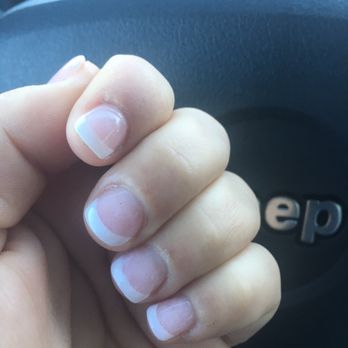 Born Pretty Nails & Spa - SNS Pink and white. Exactly what I wanted! - Waxing Near Me - Stoneham, Massachusetts