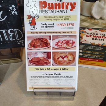 The Pantry Restaurant - To go menu - Breakfast & Brunch Near Me - Sterling Heights, Michigan