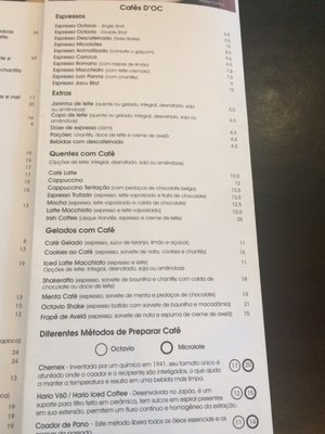 Menu photo 2 Octavio Café São Paulo, SP Menu photo 2 Octavio Café São Paulo, SP