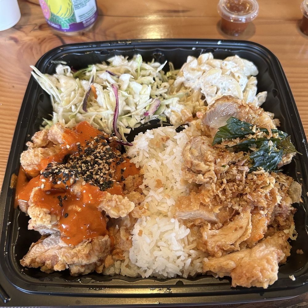 Buddha Bruddah - Fried Chicken Mochiko Fried Chicken Garlic Basil - Asian Fusion Near Me - Seattle, Washington Buddha Bruddah - Fried Chicken Mochiko Fried Chicken Garlic Basil - Asian Fusion Near Me - Seattle, Washington