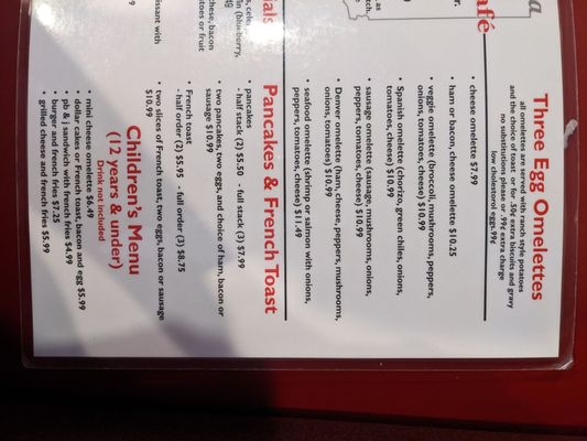 Menu photo 1 Linda's Hoosier Cafe Mesa, AZ