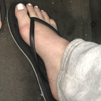 Lux Nails - Pedicure (sorry about the dirty car mat) - Nail Salons Near Me - Oxford, Massachusetts