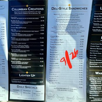 Charter Deli - The main walk-in menu (Sep 2026) - Delis Near Me - Columbia, Maryland Charter Deli - The main walk-in menu (Sep 2026) - Delis Near Me - Columbia, Maryland