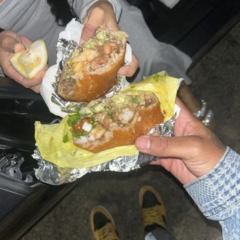 Flaccos Tacos - FLACO BURRITO !! is a must try ! Honestly hands down best burrito in the City !  & the outter chesse layer omg ‍ - Tacos Near Me - Long Beach, California