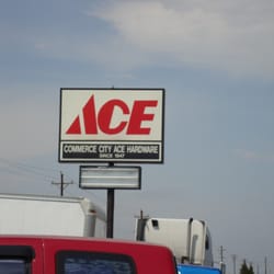 Commerce City Ace Hardware - Commerce City ACE Hardware Signage Upclose July 27th 2013