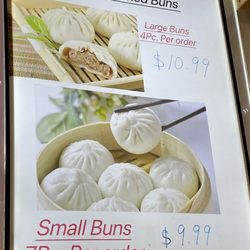 Long Xing - Steamed bun menu