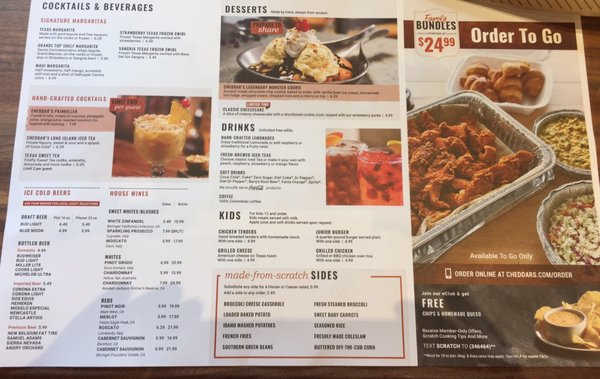 Menu photo 5 Cheddar's Scratch Kitchen Clarksville, TN Menu photo 5 Cheddar's Scratch Kitchen Clarksville, TN