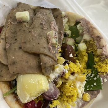 The Hummus Republic - Gyro pita - Mediterranean Near Me - Jacksonville, North Carolina