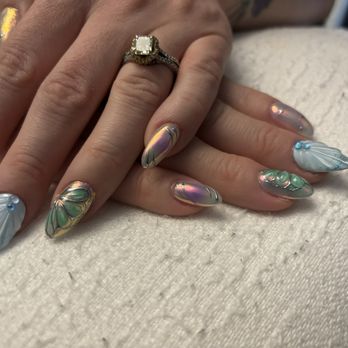Purity Nail Salon - I love my Seashell and Butterfly 3D nail art done by Caddie. Every nail tech there is so talented! - Nail Salons Near Me - Studio city, California Purity Nail Salon - I love my Seashell and Butterfly 3D nail art done by Caddie. Every nail tech there is so talented! - Nail Salons Near Me - Studio city, California