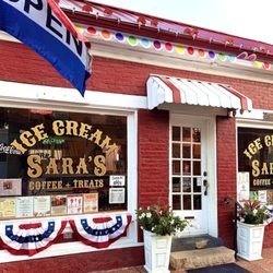 Sara's Ice Cream - 2026 summer exterior of Sara's Ice Cream