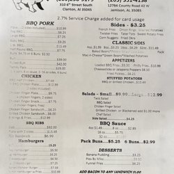 Full Menu