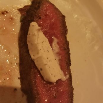 Stripsteak - Close up of the washugyu. So good and it does melt in your mouth with a touch of truffle butter. - Steakhouses Near Me - Honolulu, Hawaii Stripsteak - Close up of the washugyu. So good and it does melt in your mouth with a touch of truffle butter. - Steakhouses Near Me - Honolulu, Hawaii