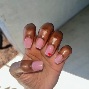 Ocean Nails - Acrylic Fulls Set with design - Nail Salons Near Me - Tampa, Florida