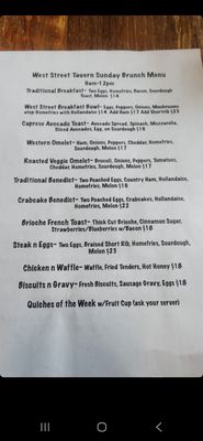 Menu photo 2 West Street Tavern Berlin, MA Menu photo 2 West Street Tavern Berlin, MA