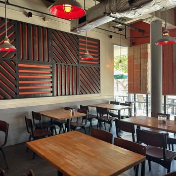 Blaze Pizza - Interior Seating, But Most People Were Getting Take-Out on Blaze Day - Pizza Near Me - Culver City, California