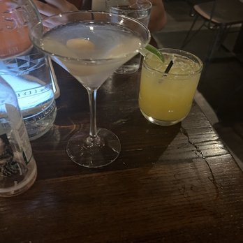 Dan Dan - Lychee martini on the left - Szechuan Near Me - Philadelphia, Pennsylvania