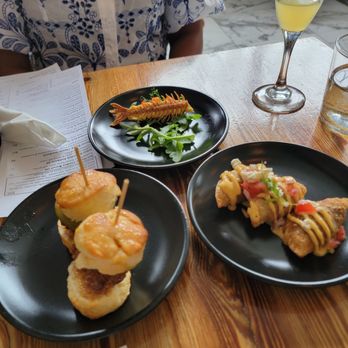 Peckish Restaurant - Chicken biscuits, empanadas, and saltfish cracker - Desserts Near Me - Atlanta, Georgia