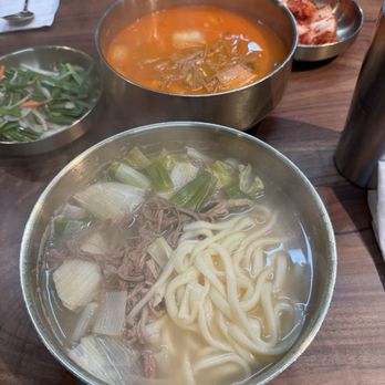 Yuk Dae Jang - Ox Bone Soup with pasta noodles - Korean Near Me - San Diego, California Yuk Dae Jang - Ox Bone Soup with pasta noodles - Korean Near Me - San Diego, California