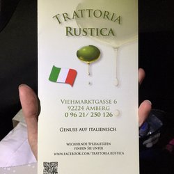 Trattoria Rustica - Their to-go menu! Not in English but they do have menus in house that are in English