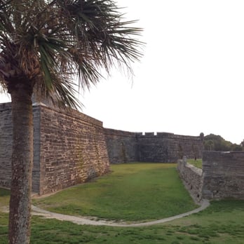 Castillo de San Marcos - Side view - Landmarks & Historical Buildings Near Me - Saint Augustine, Florida