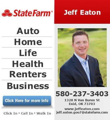 Jeff Eaton State Farm Insurance Agent 2400 2484 N Van Buren Enid Ok Insurance Mapquest