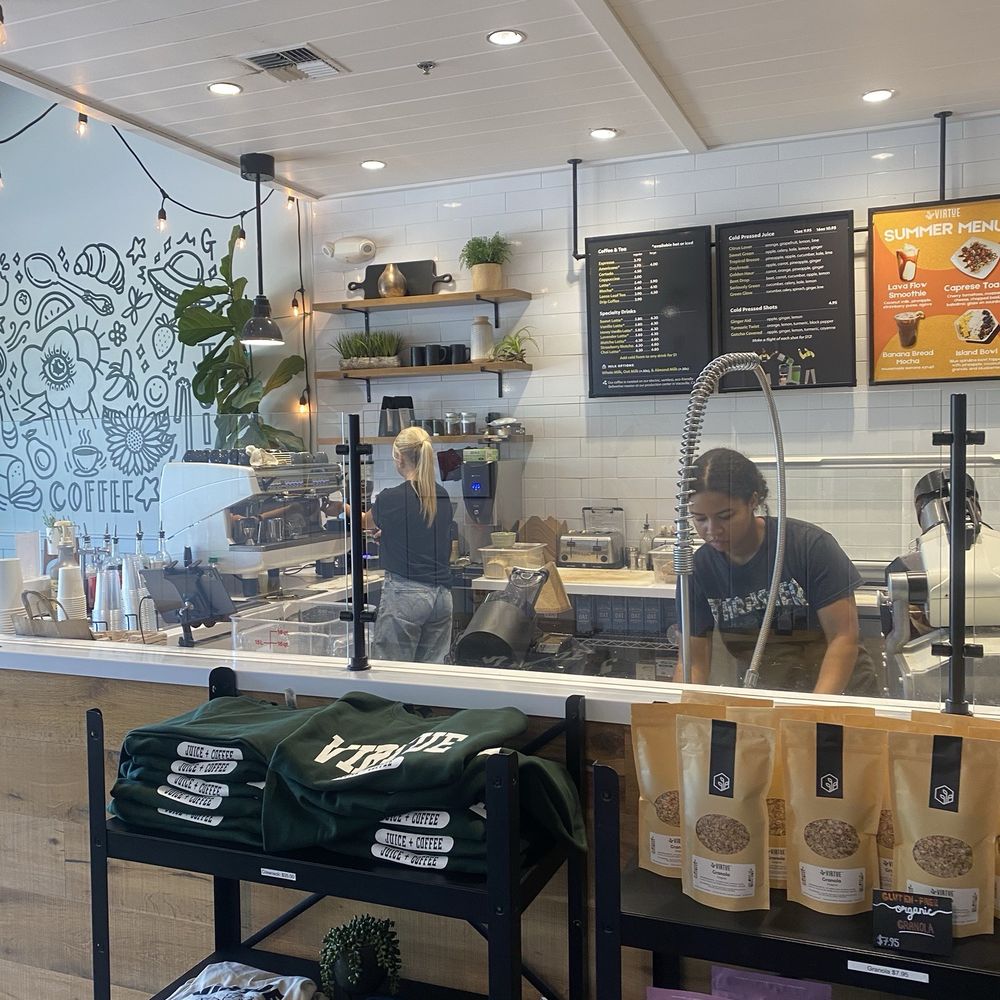 Virtue Juice + Coffee - Inside - Juice Bars & Smoothies Near Me - Vacaville, California Virtue Juice + Coffee - Inside - Juice Bars & Smoothies Near Me - Vacaville, California