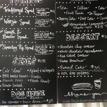 The Dog House - Menu - Hot Dogs Near Me - Greeneville, Tennessee The Dog House - Menu - Hot Dogs Near Me - Greeneville, Tennessee