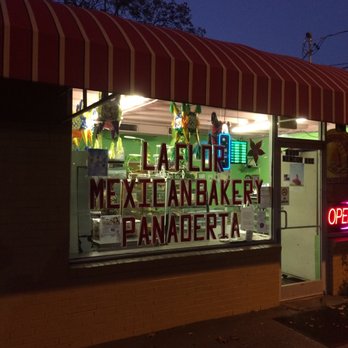 La Flor Mexican Bakery - a neon sign in the window - Bakeries Near Me - Knoxville, Tennessee