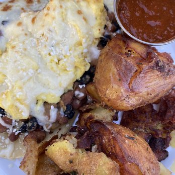 Cup Cafe - Huevos Rancheros (Sauce on side) - New American Near Me - Tucson, Arizona