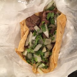 Did I order a steak taco? Or an Onion taco??