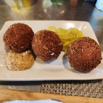 Cochon RESTAURANT - Boudin balls - Cajun/Creole Near Me - New Orleans, Louisiana Cochon RESTAURANT - Boudin balls - Cajun/Creole Near Me - New Orleans, Louisiana
