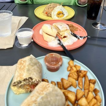 Burnt Crumbs - Egg fried rice, Japanese pancakes & Breakfast burrito. - New American Near Me - Irvine, California